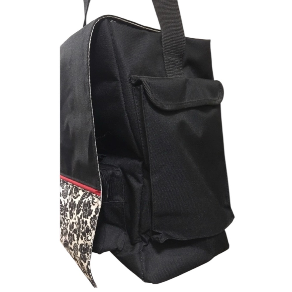 CROP IN STYLE *Huge* Scrapbooking Organizer Tote in Black/White — NWT - Picture 4 of 16